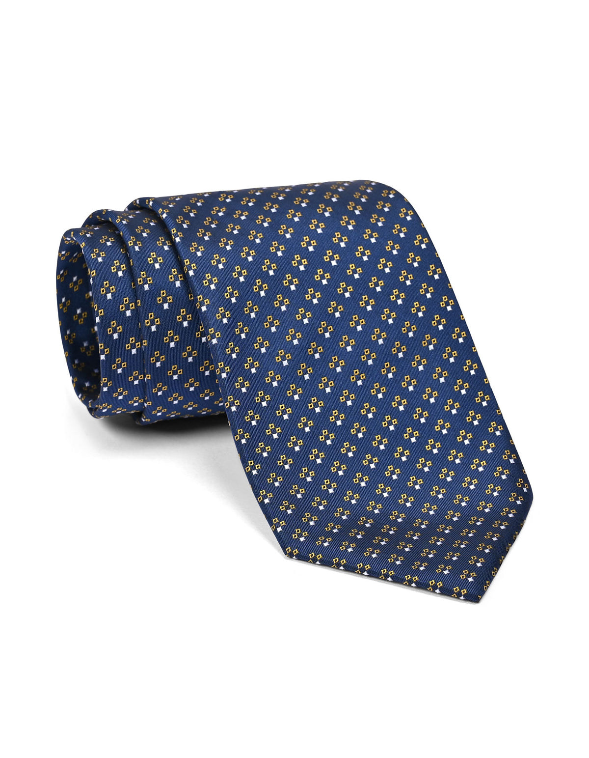Blue Geometric Tie