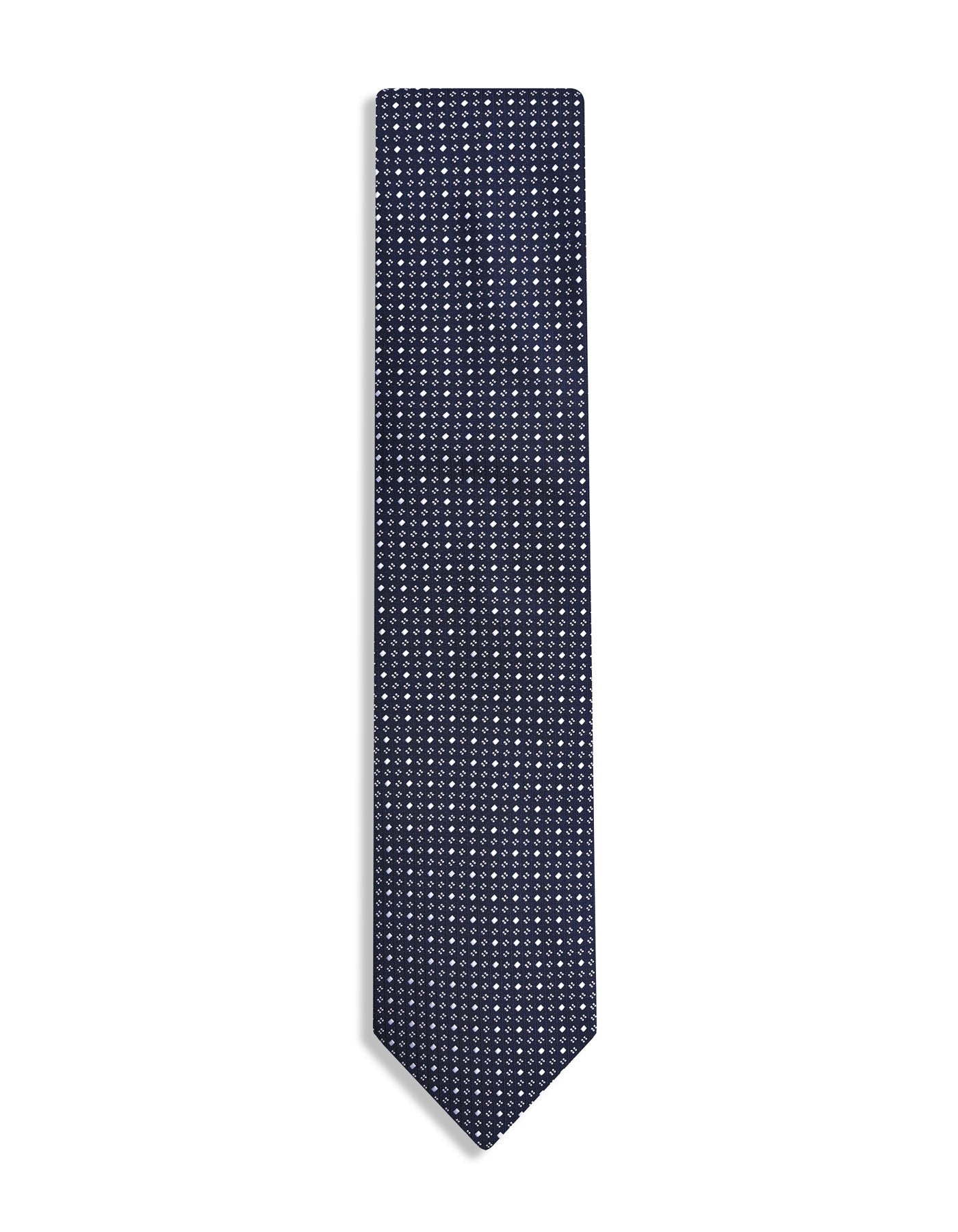 Navy Geometric Tie