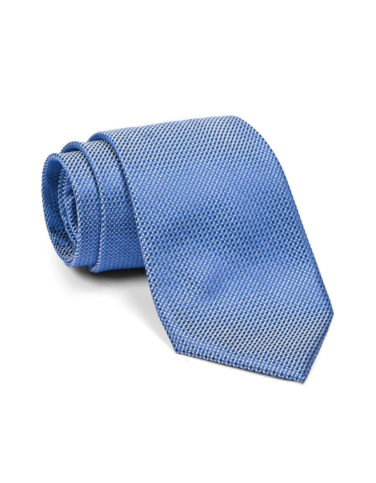 Blue Geometric Tie