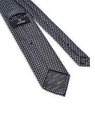 Black Geometric Tie