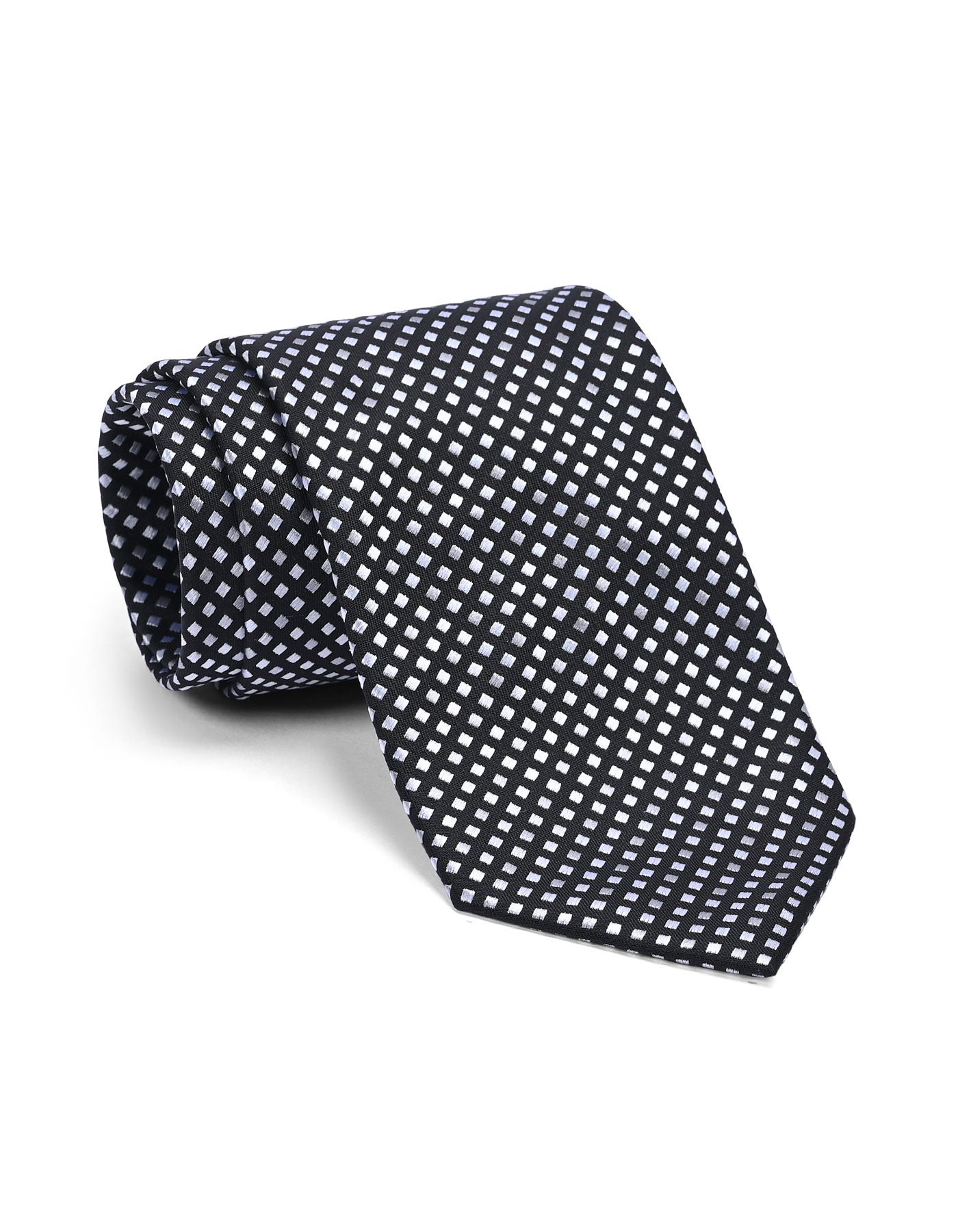 Black Geometric Tie