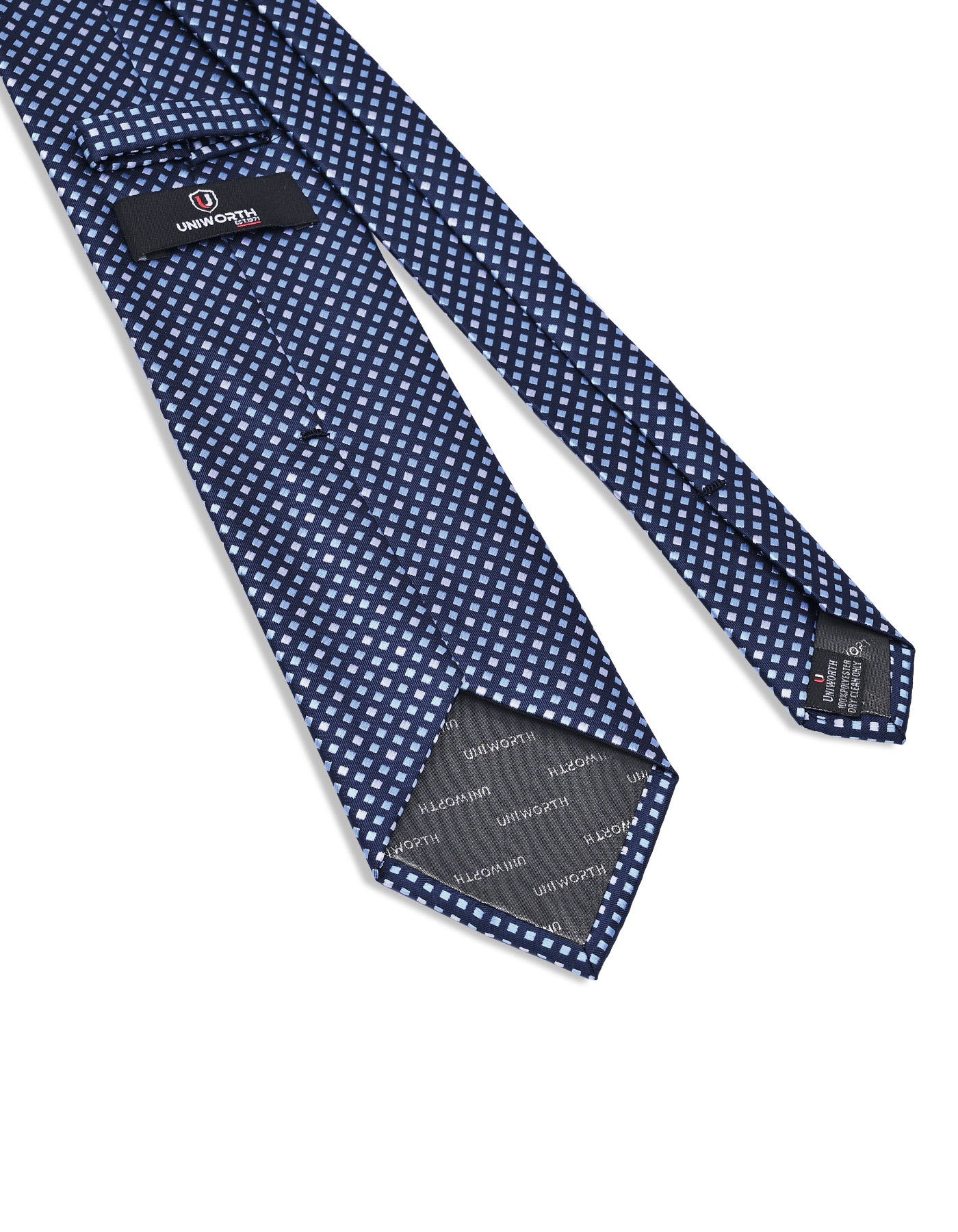 Navy Geometric Tie