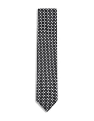 Black Geometric Tie