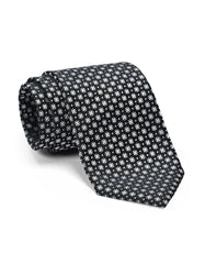 Black Geometric Tie