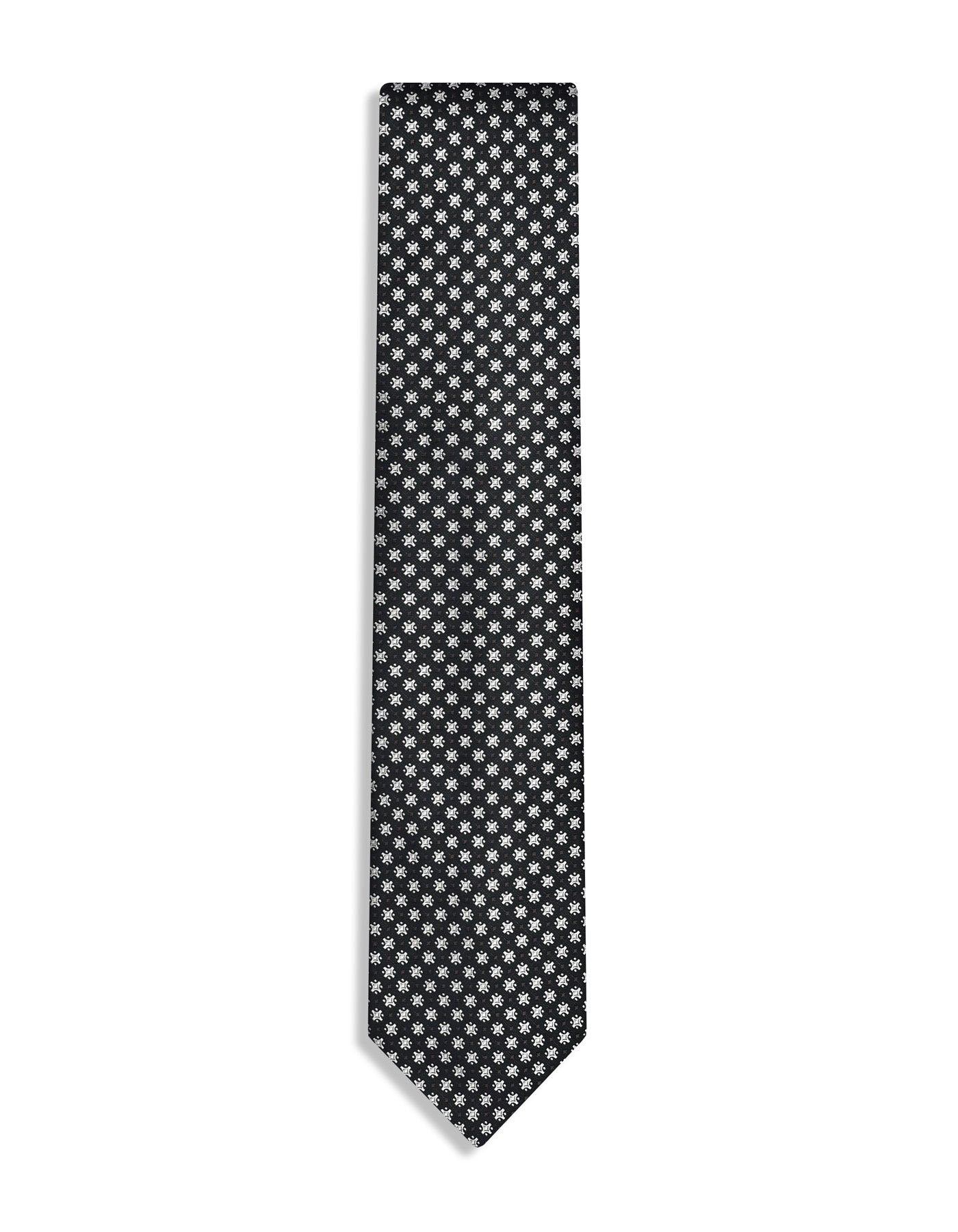 D Green Geometric Tie