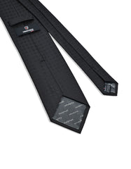 Black Geometric Tie