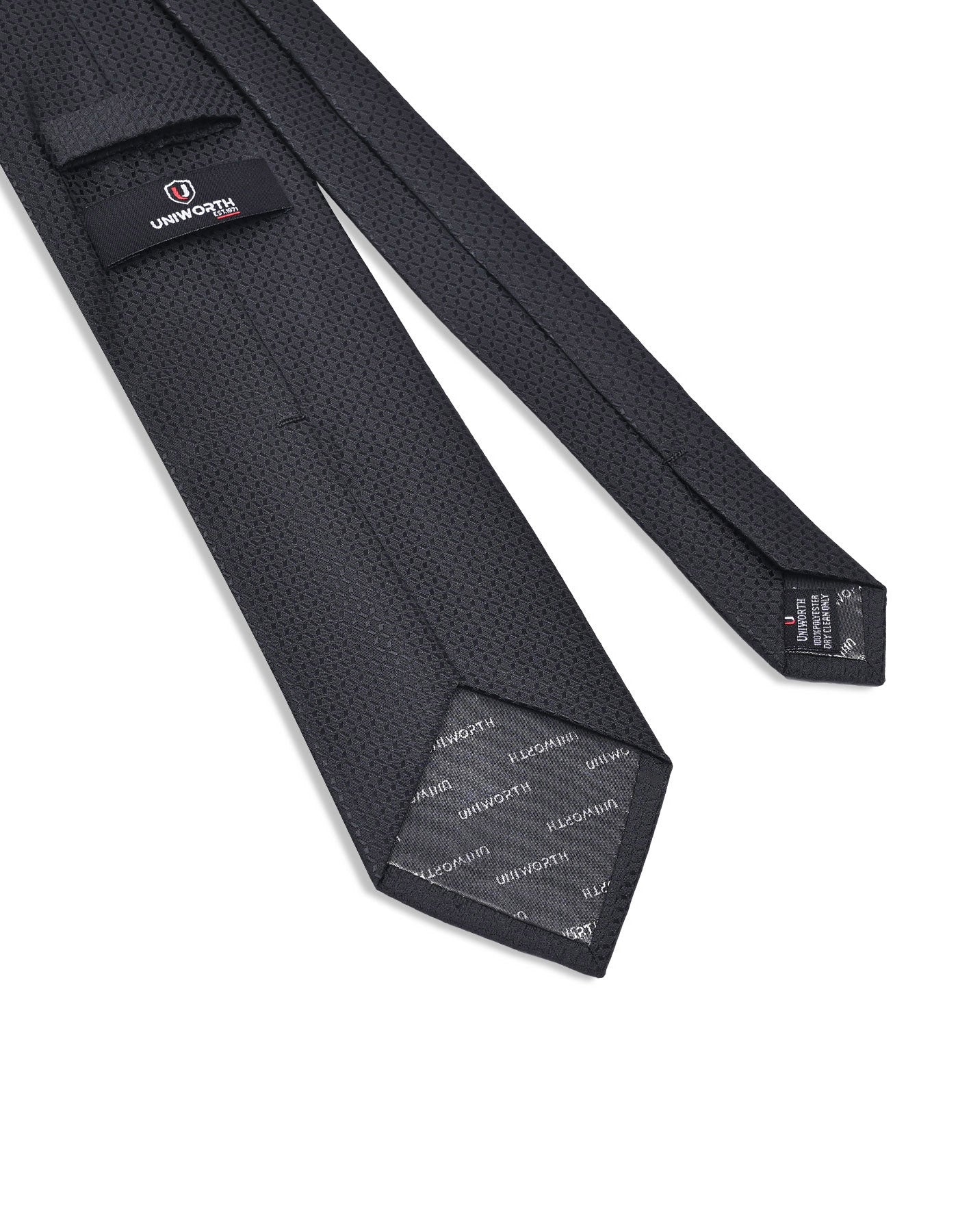 Black Texture Tie