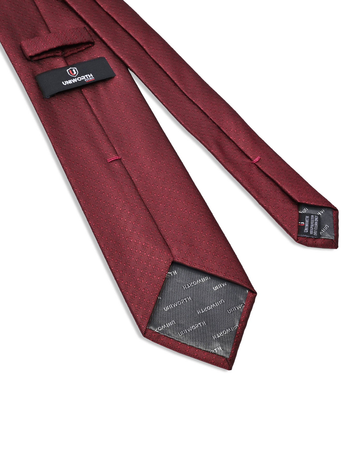 Maroon Texture Tie