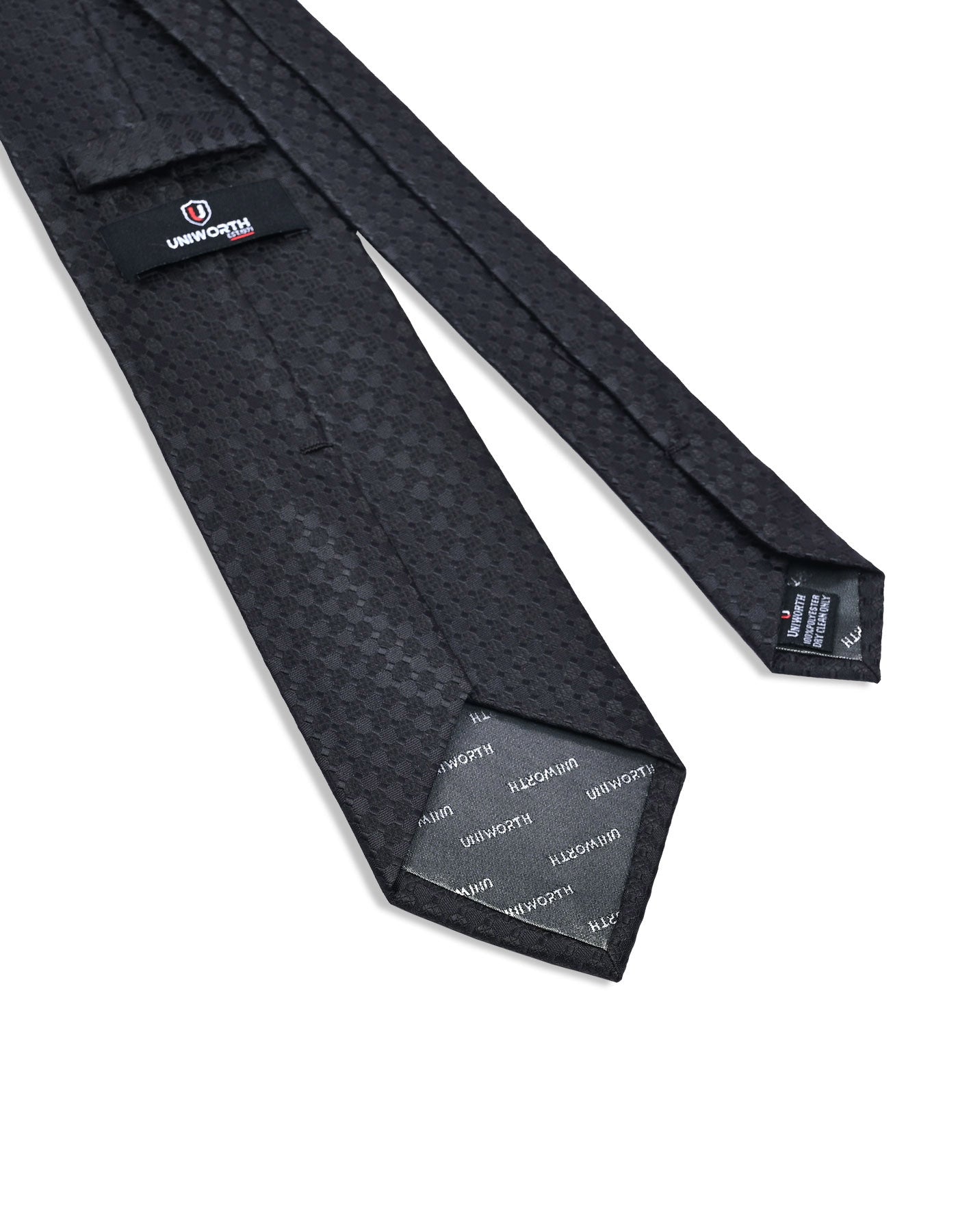 Black Dotted Tie