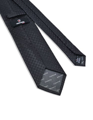 Black Dotted Tie