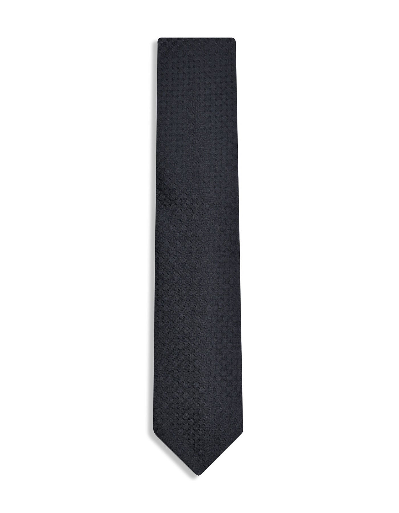 Black Dotted Tie