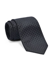 Black Dotted Tie
