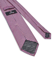 Red Geometric Tie