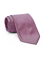 Red Geometric Tie