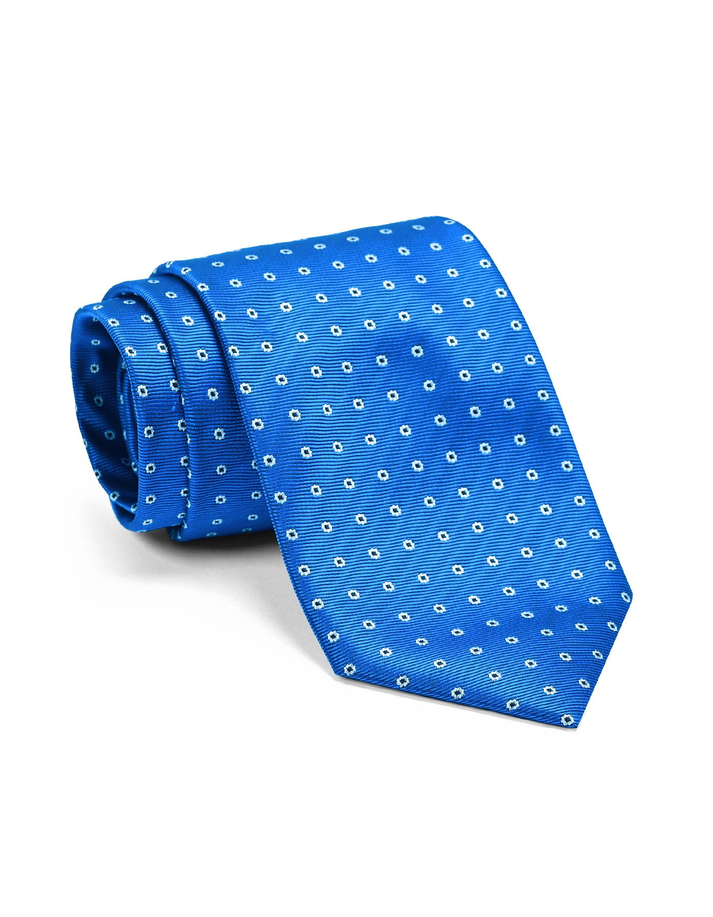 Blue Dotted Tie