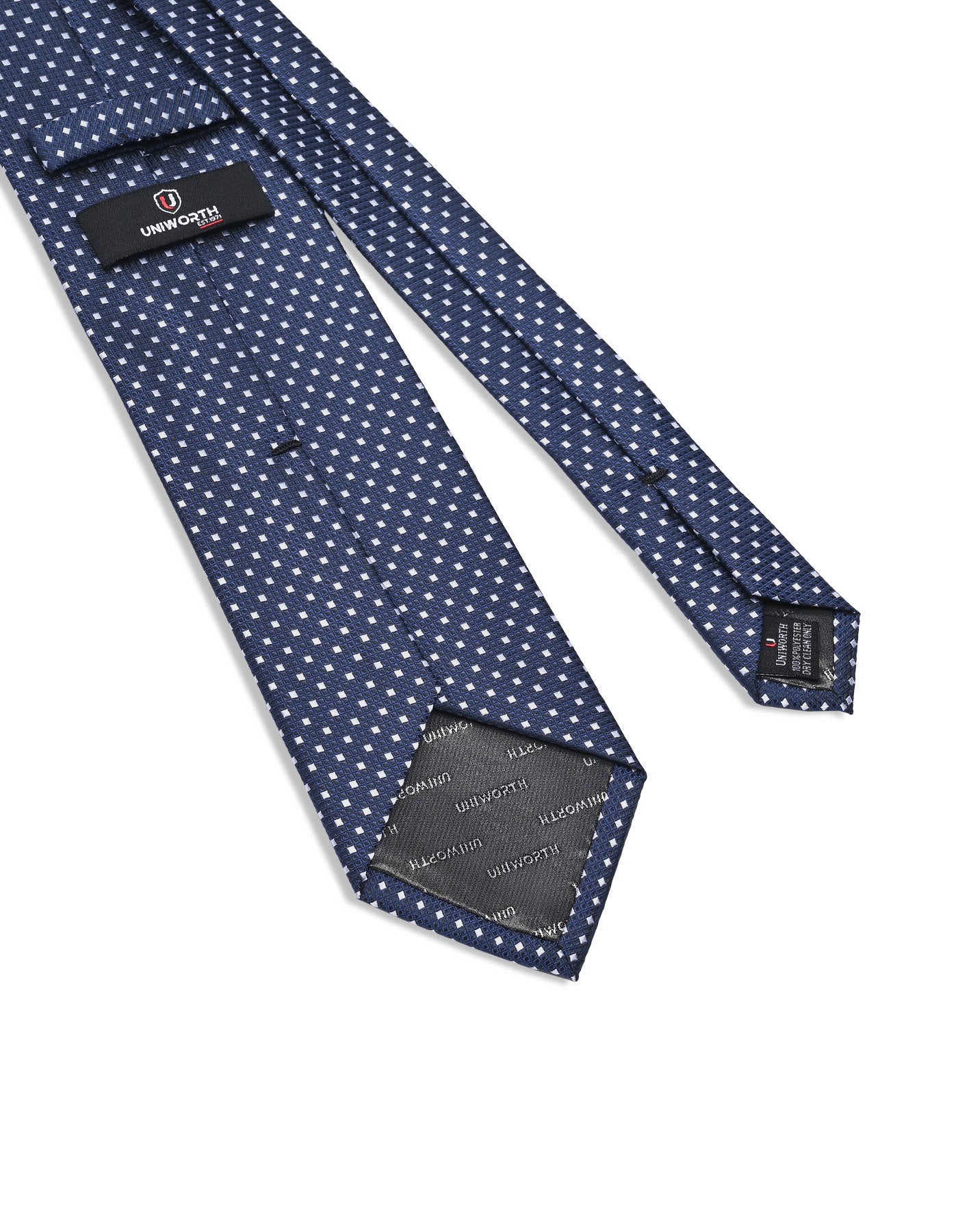 Navy Geometric Tie