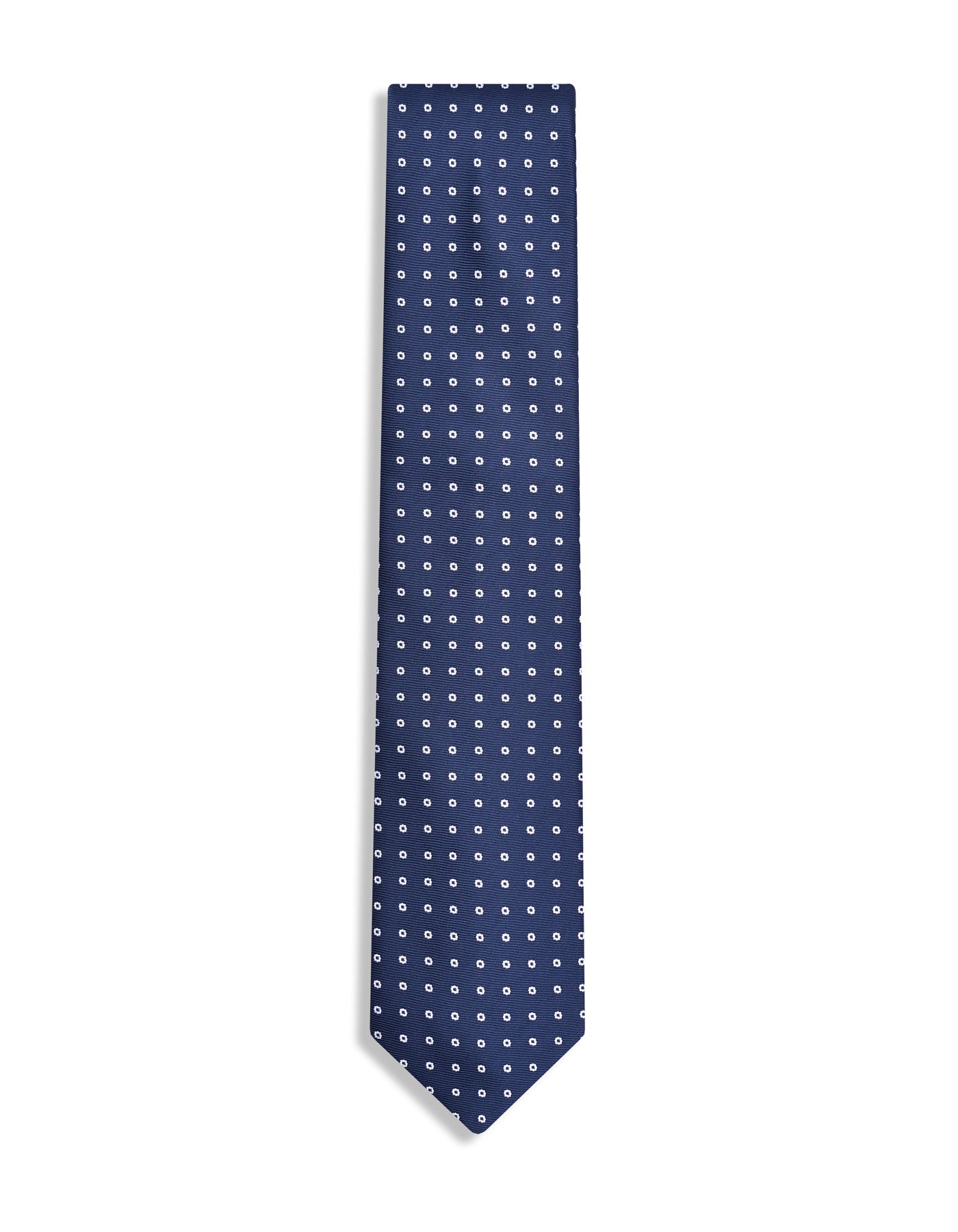 D Navy Dotted Tie