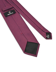 Maroon Dotted Tie