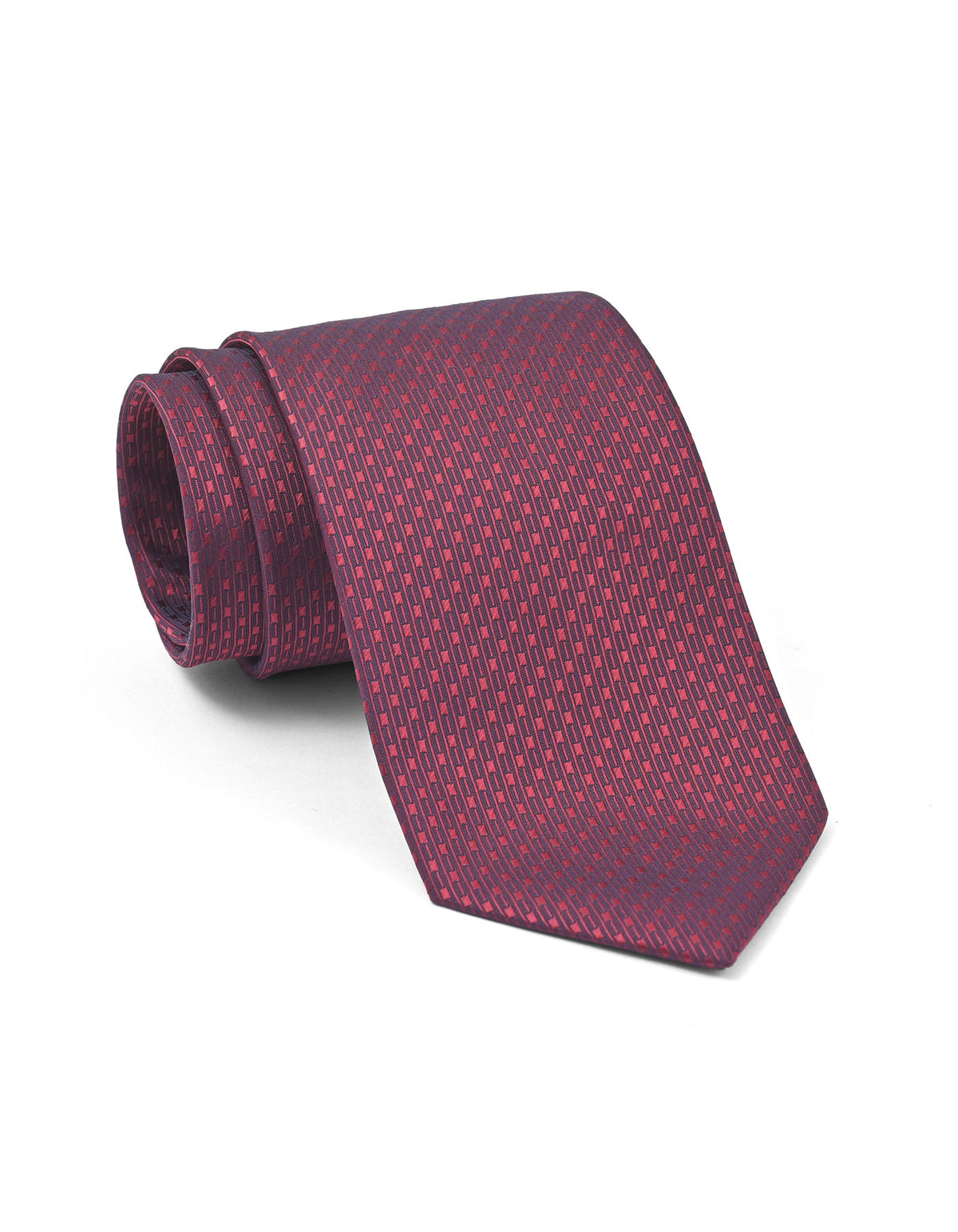 Maroon Dotted Tie