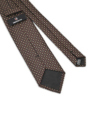 Chocolate Dotted Tie