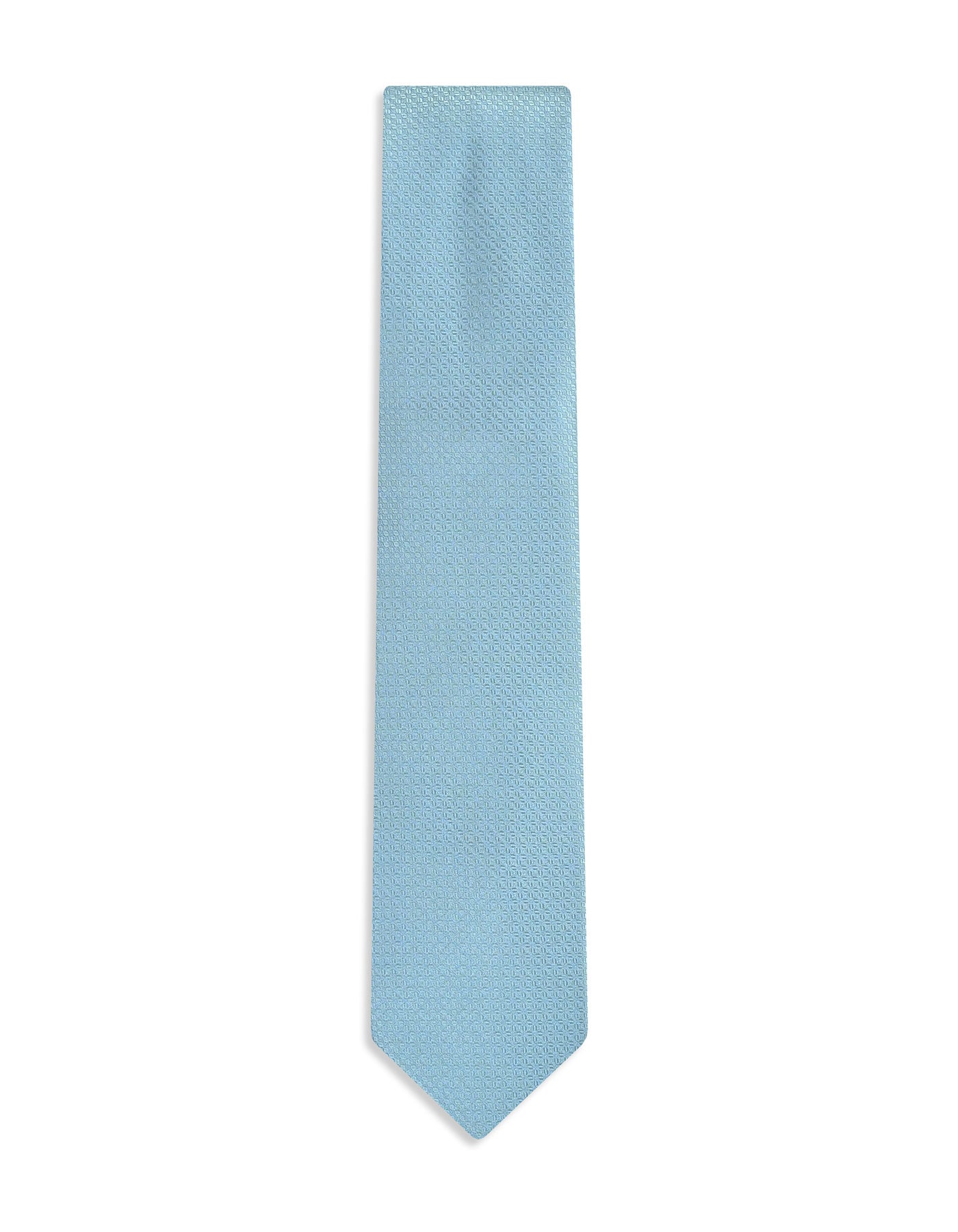 Aqua Geometric Tie