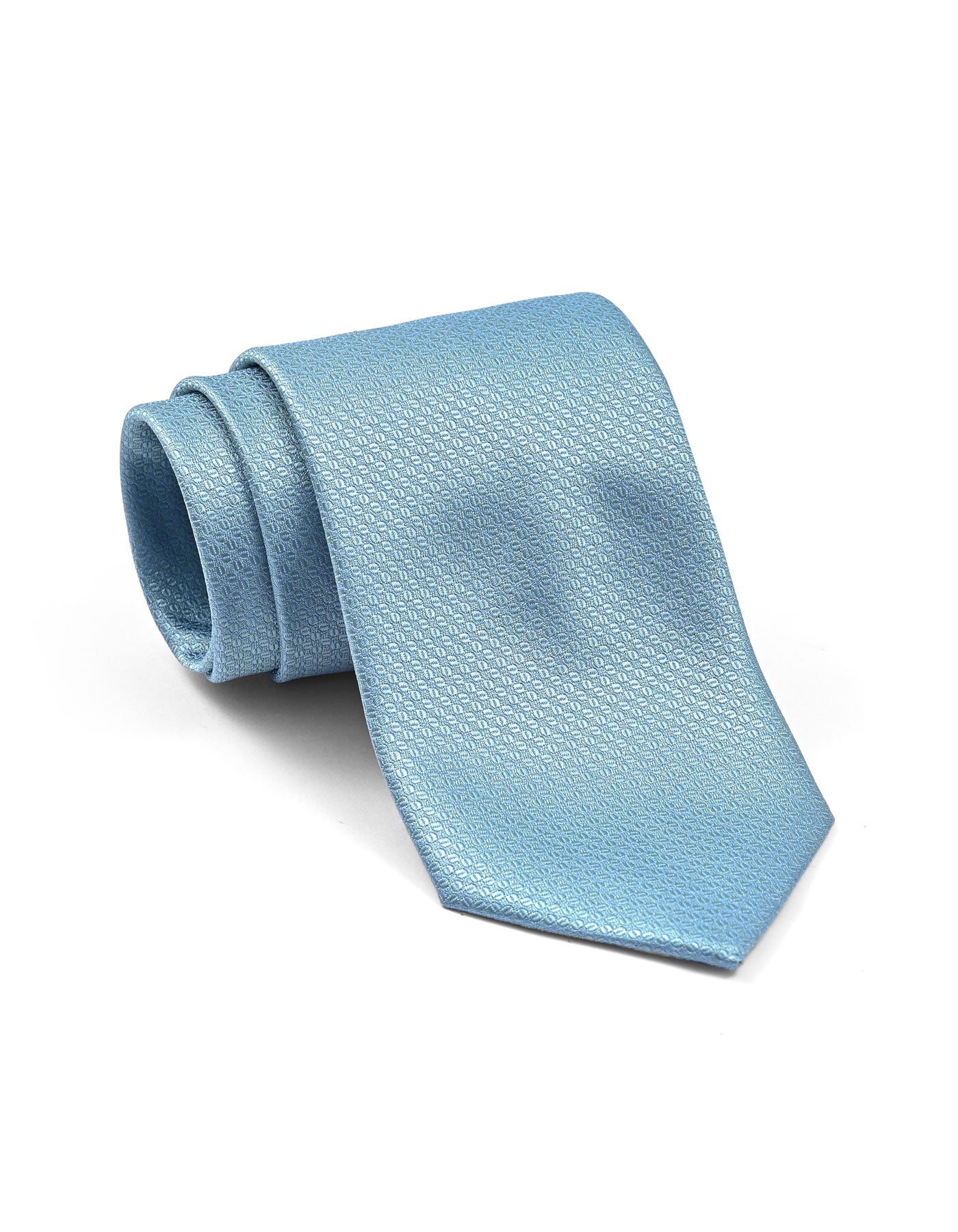Aqua Geometric Tie