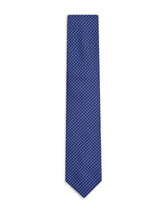 Blue Geometric Tie