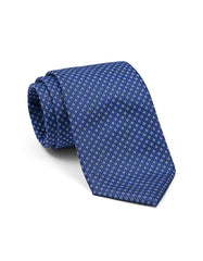 Blue Geometric Tie
