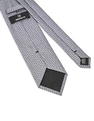 Grey Floral Tie