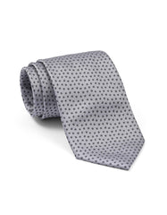 Grey Floral Tie