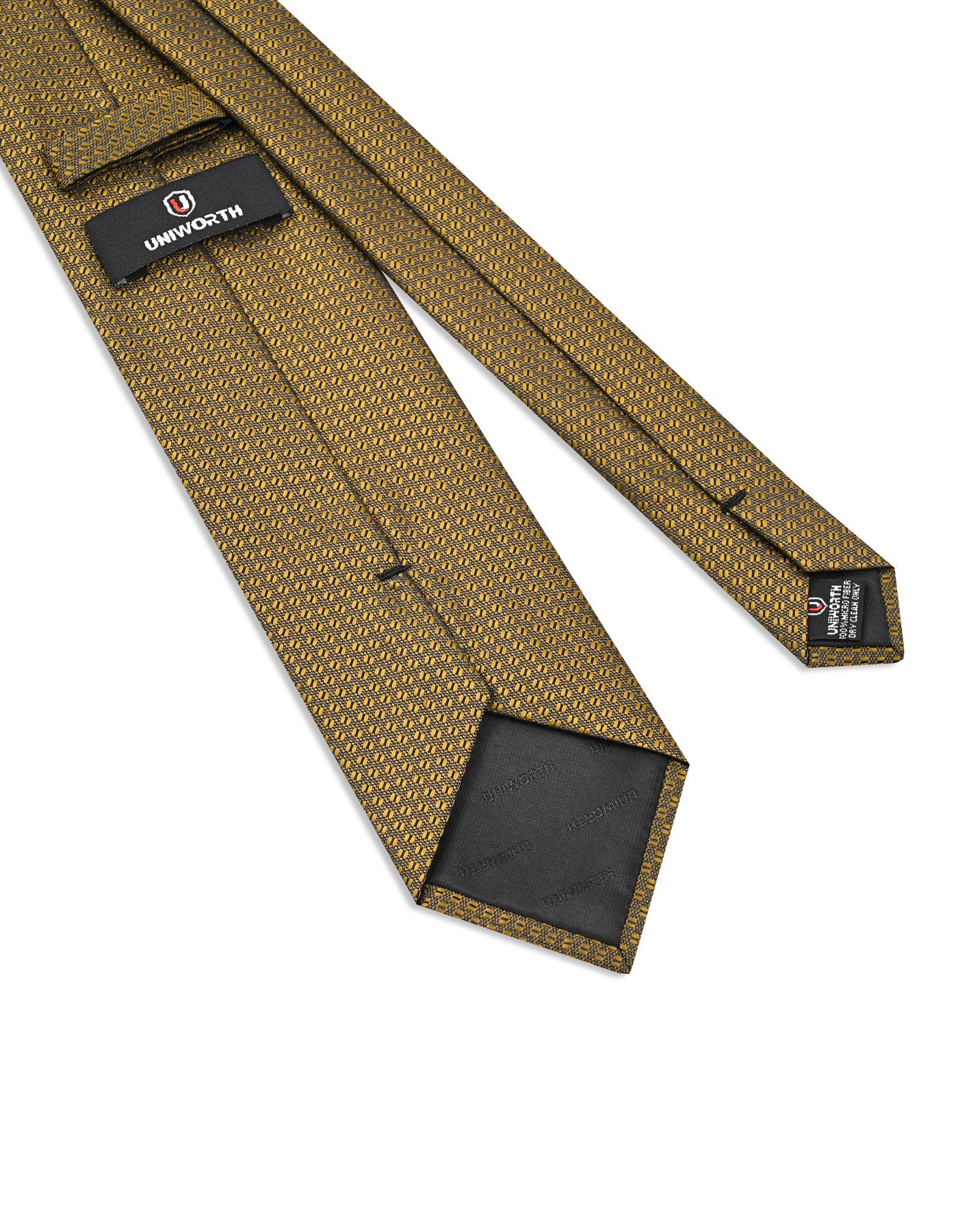 Mustard Geometric Tie