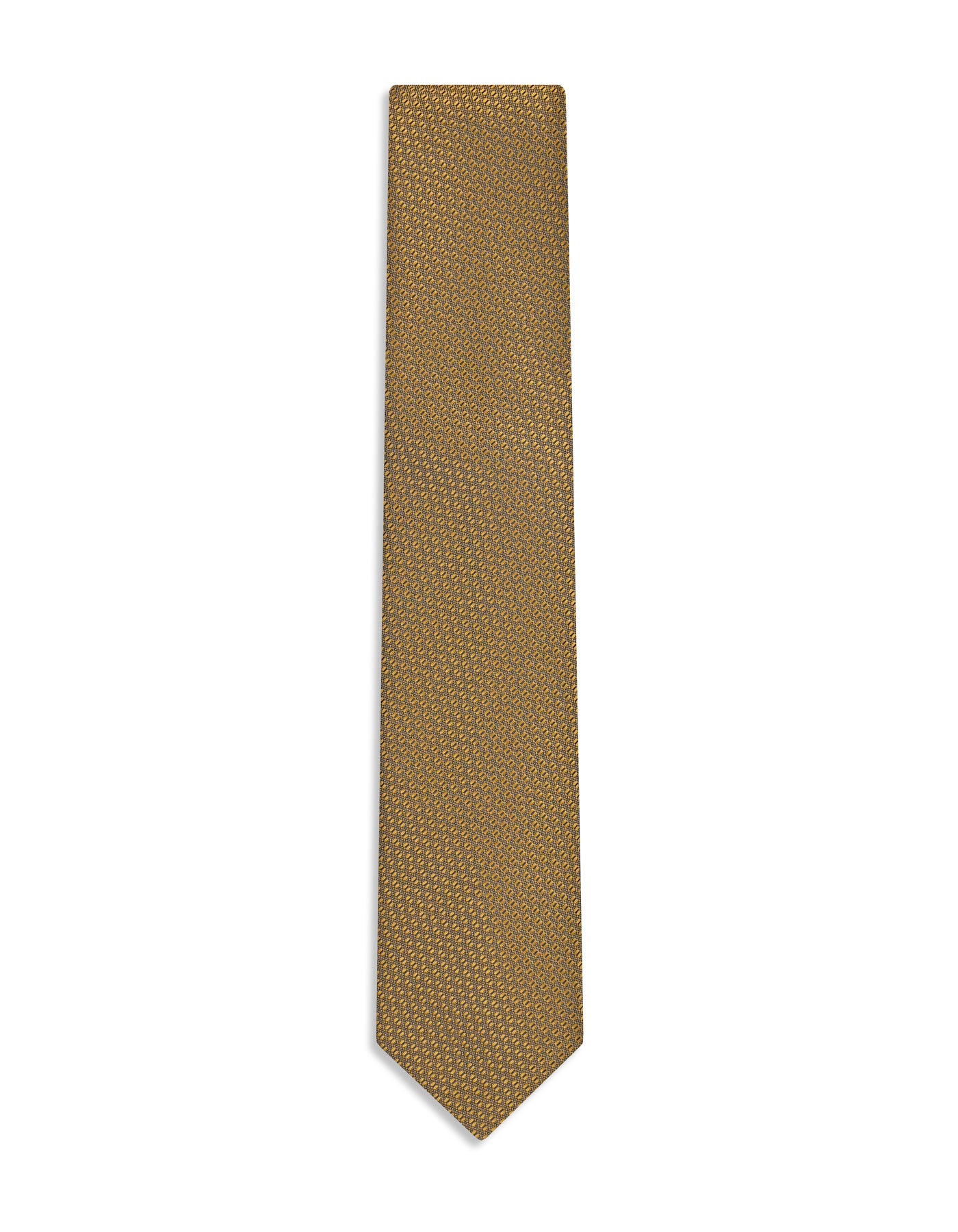 Mustard Geometric Tie