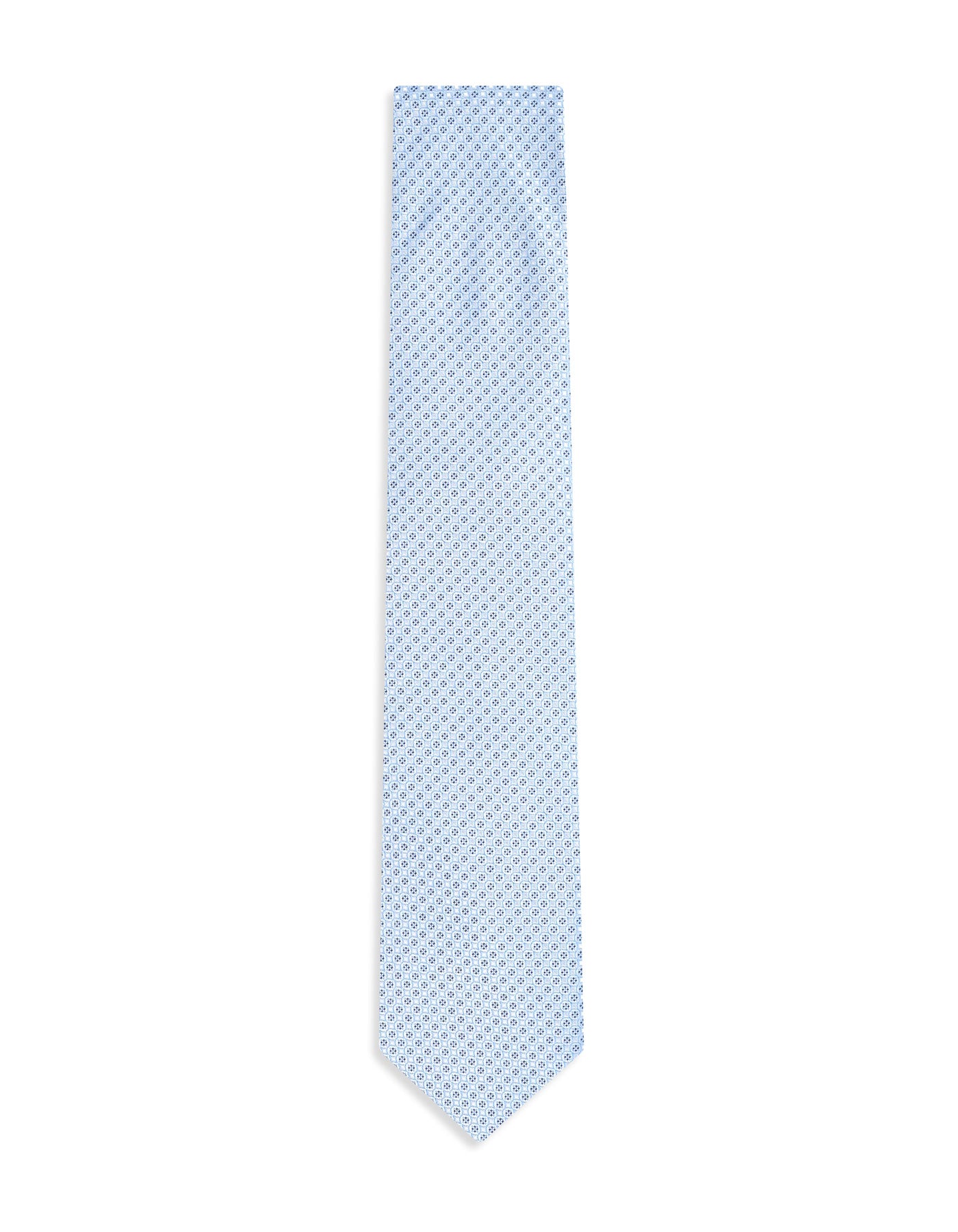 Sky Blue Geometric Tie