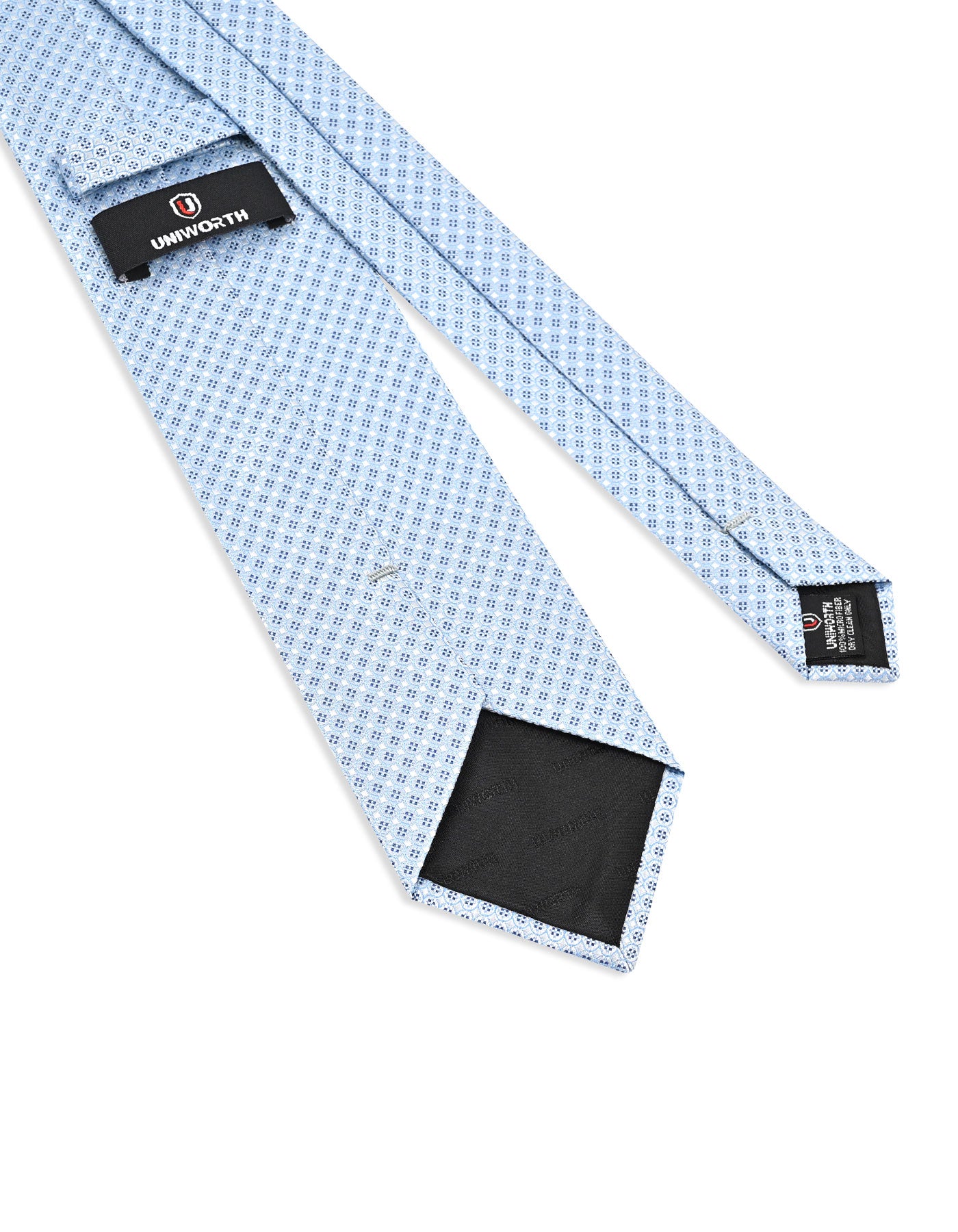 Sky Blue Geometric Tie