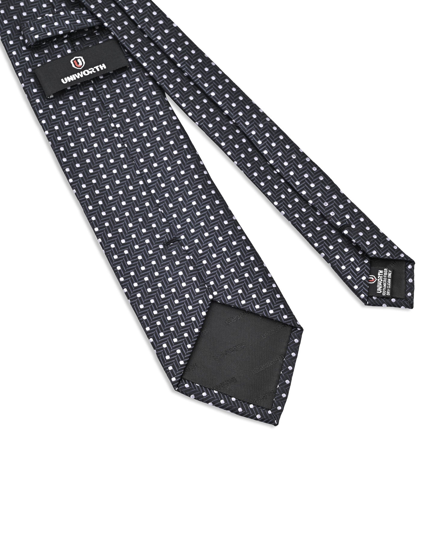 Charcoal Geometric Tie