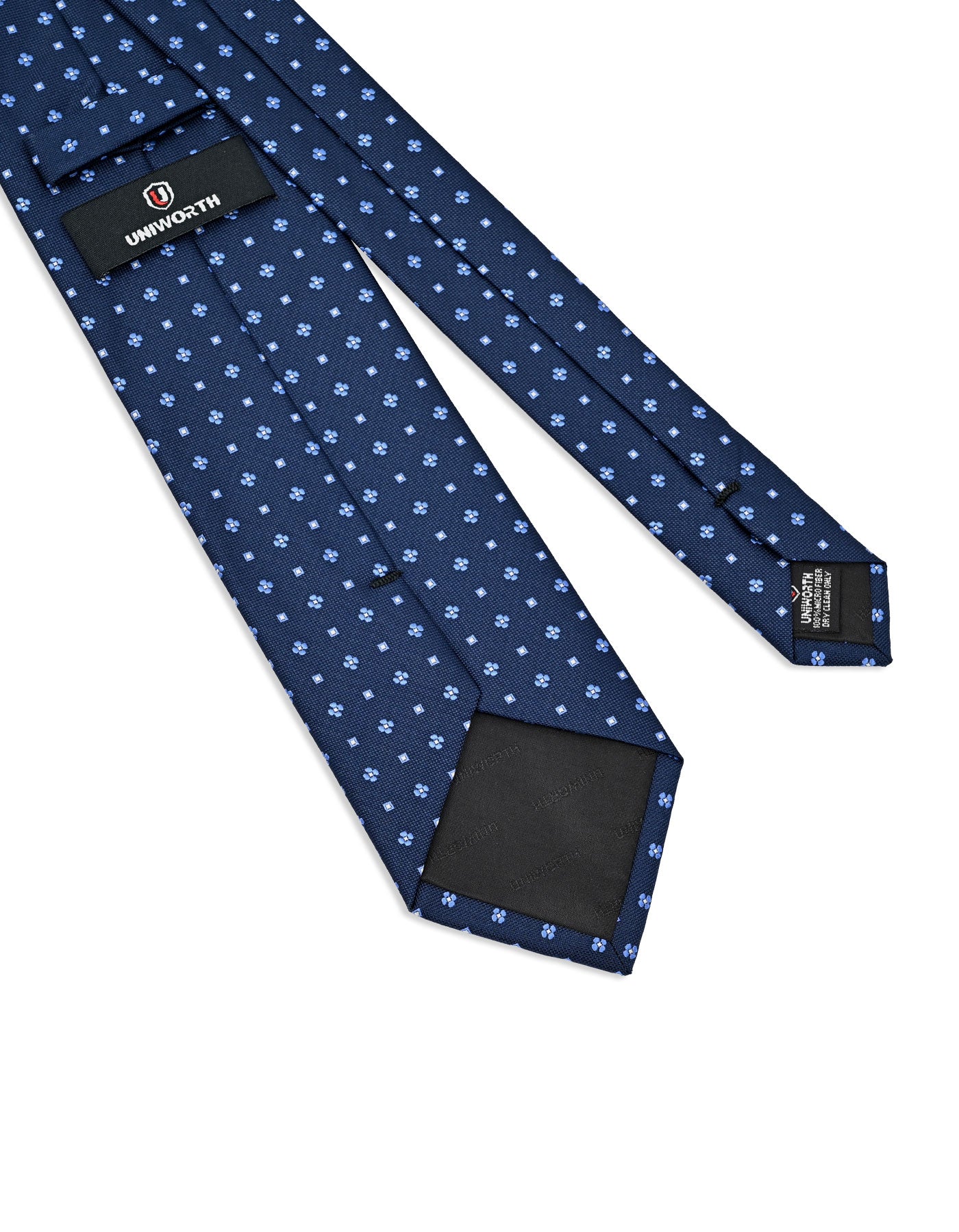 Navy Geometric Tie
