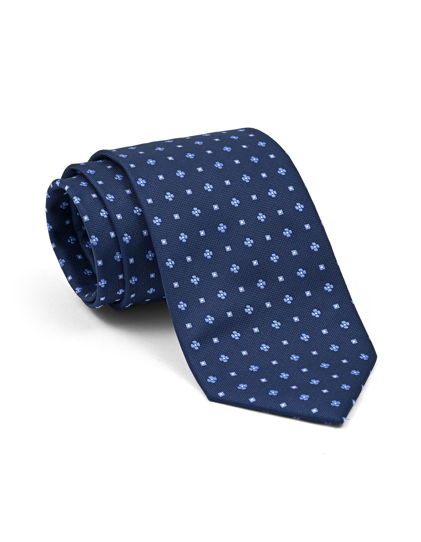 Navy Geometric Tie