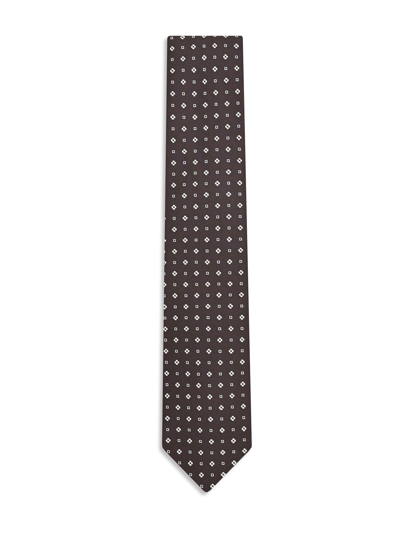 D Brown Geometric Tie