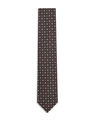 D Brown Geometric Tie