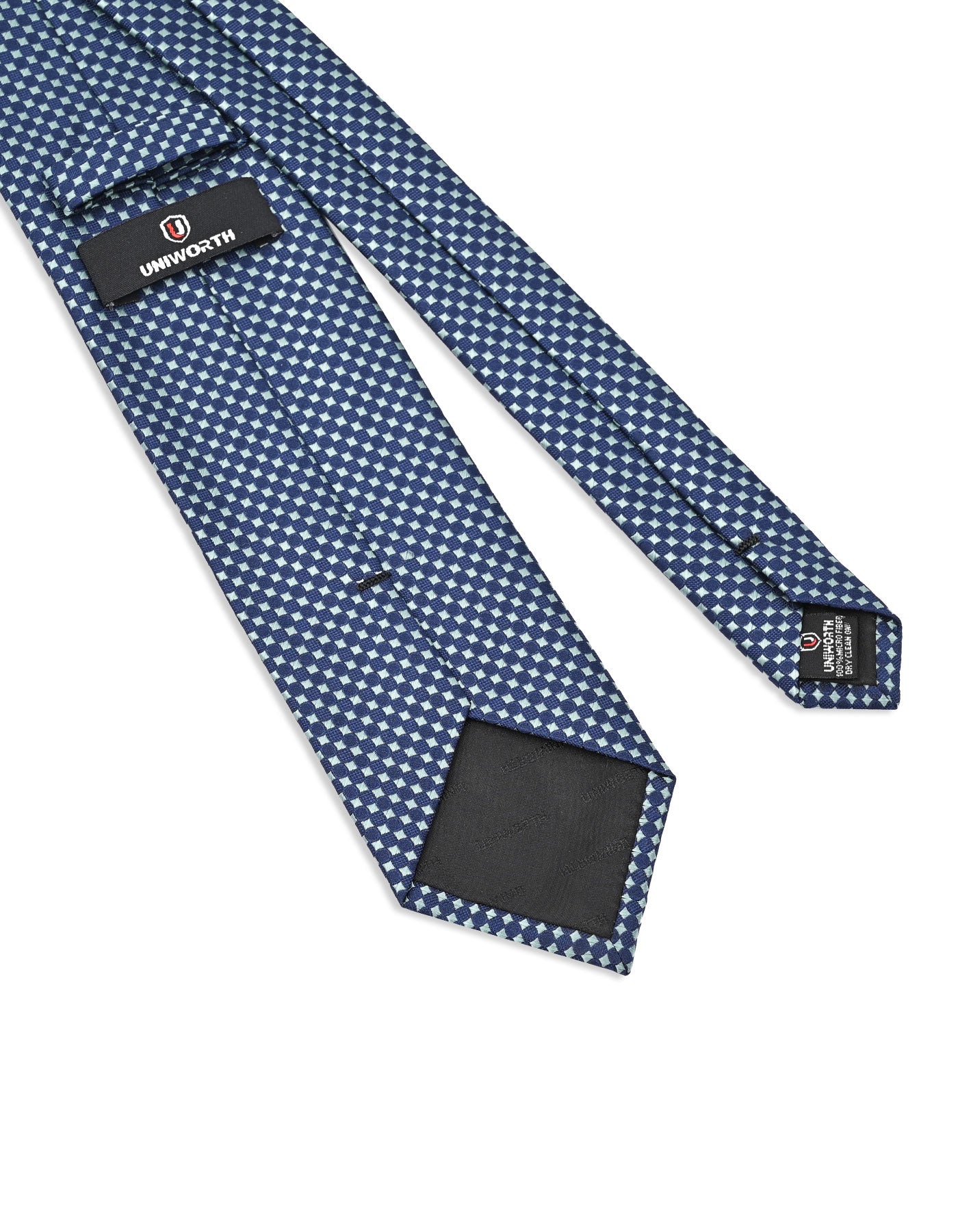Blue Geometric Tie