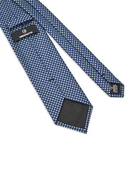 Blue Geometric Tie