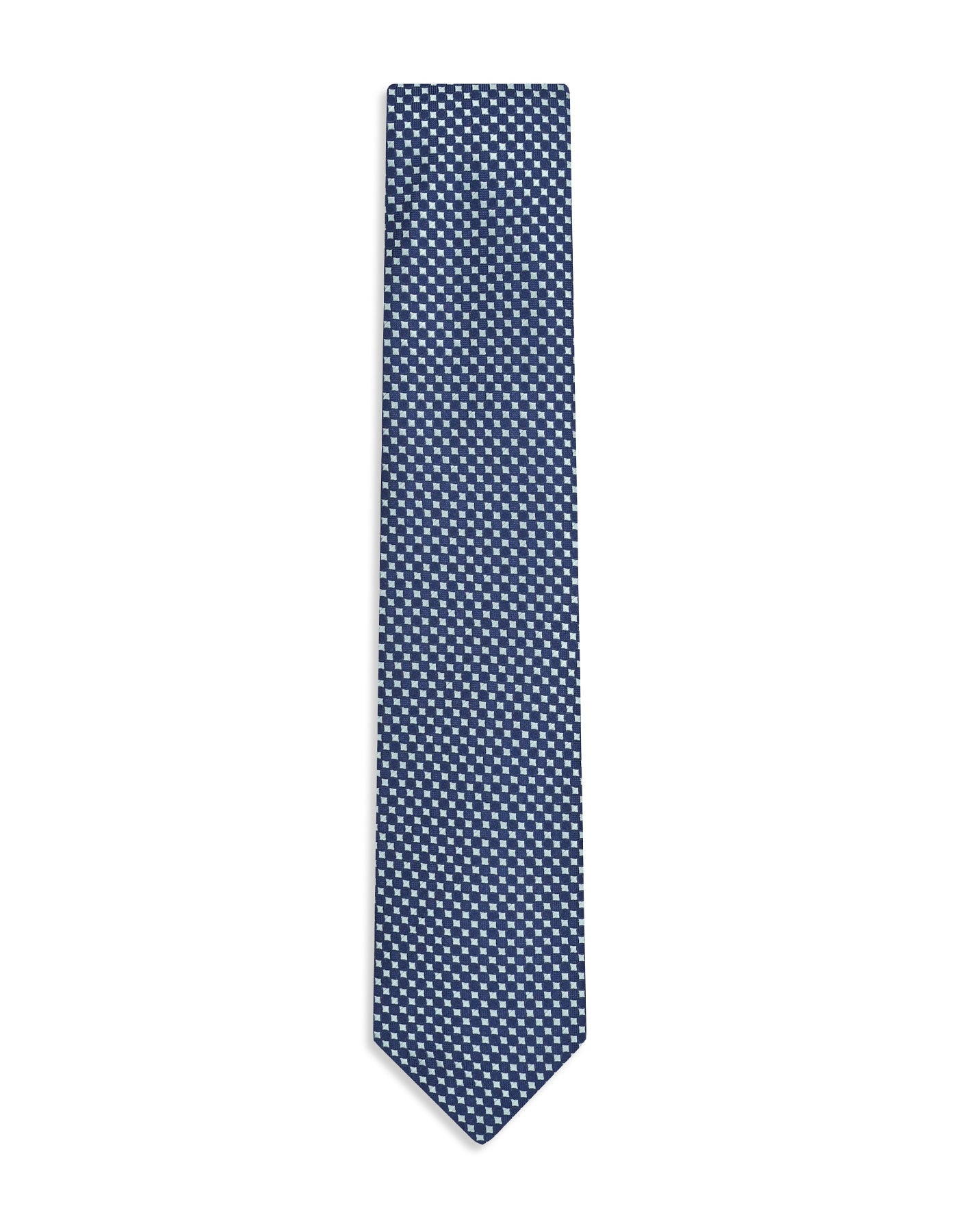 Blue Geometric Tie