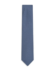 Blue Geometric Tie