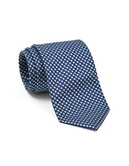 Blue Geometric Tie