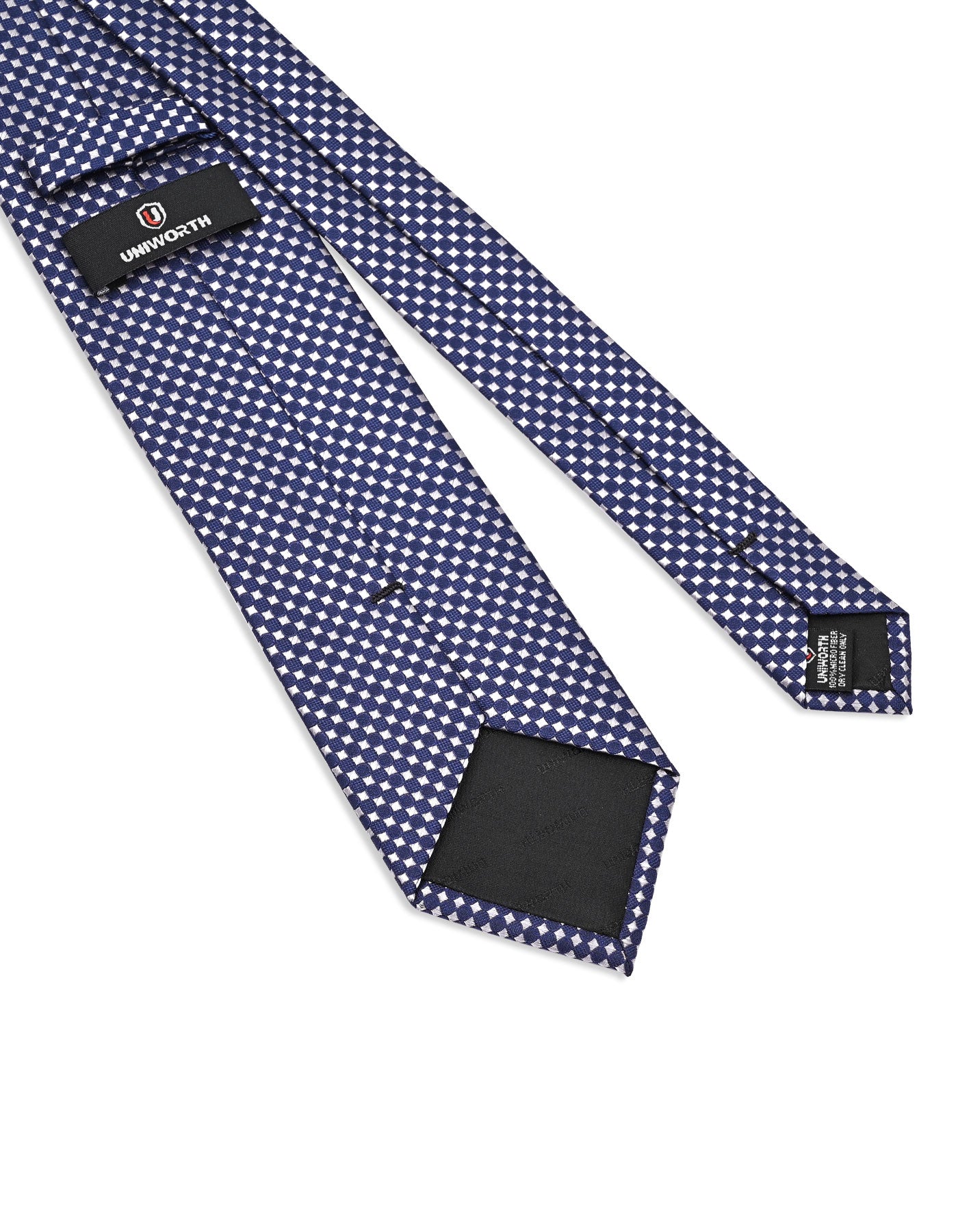 Navy Geometric Tie