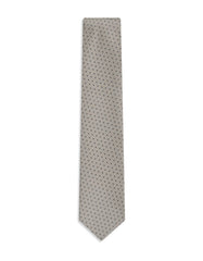 Beige Geometric Tie