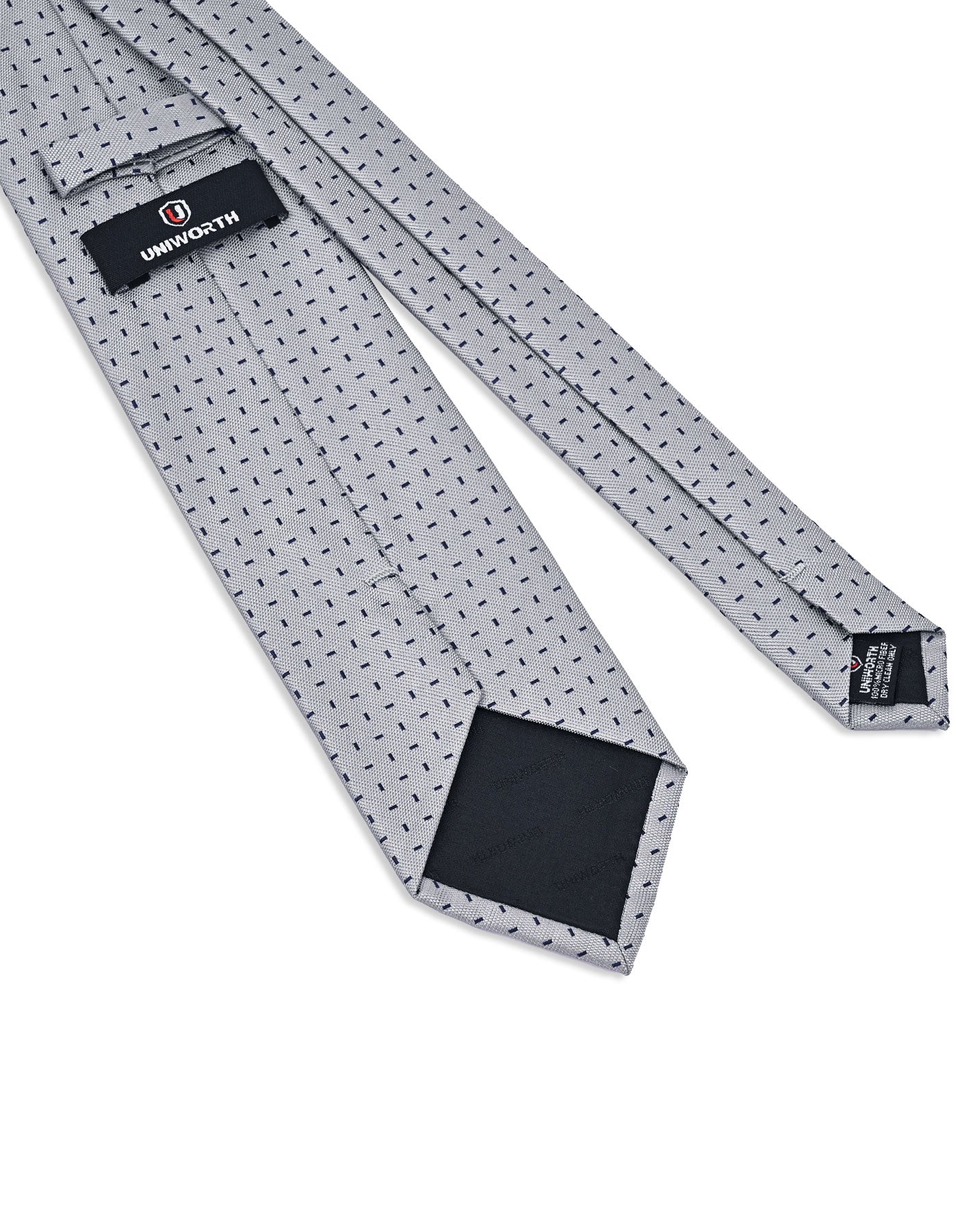Grey Geometric Tie