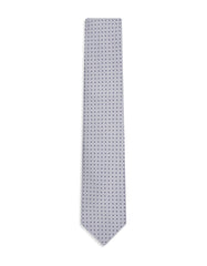 Grey Geometric Tie