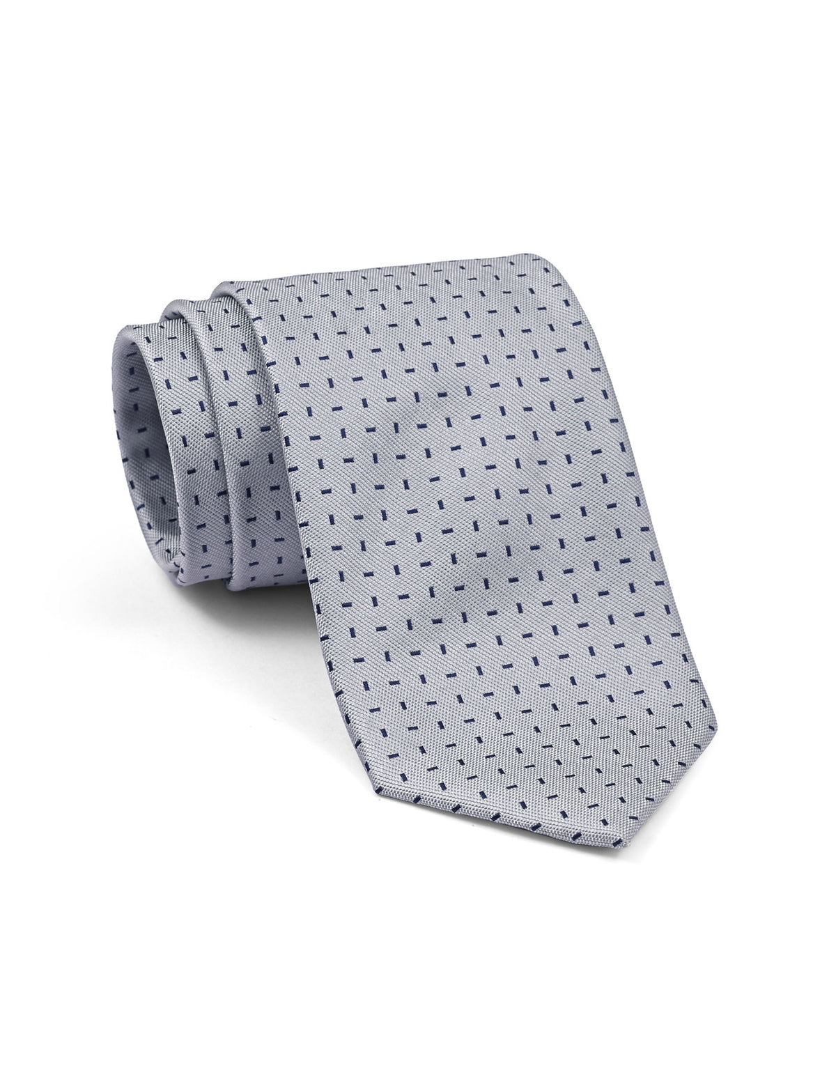 Grey Geometric Tie