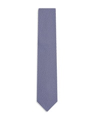 Silver Geometric Tie